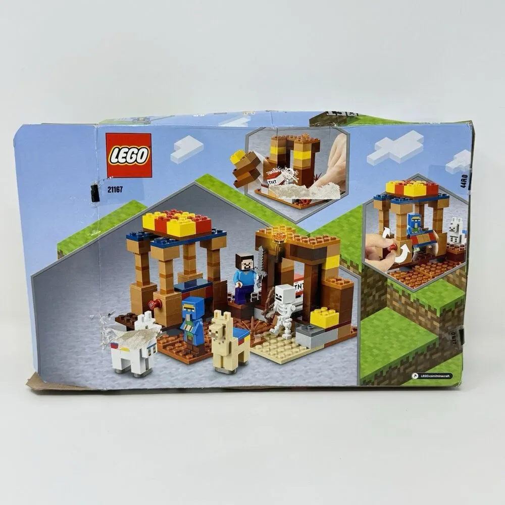 LEGO Minecraft The Trading Post 21167 Complete Set